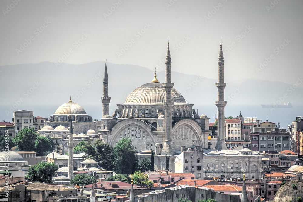 Fototapeta premium Suleymaniye Mosque in Istambul, Turkey