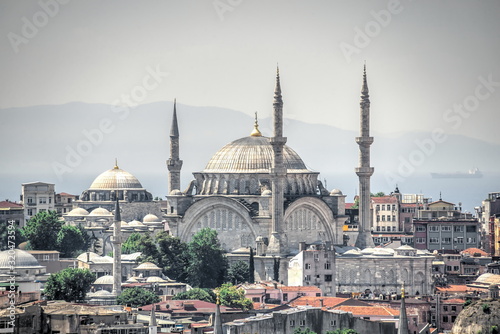 Suleymaniye Mosque in Istambul  Turkey