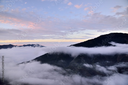 Mountain landscape-Mountain View Resort in the Hsinchu,Taiwan.