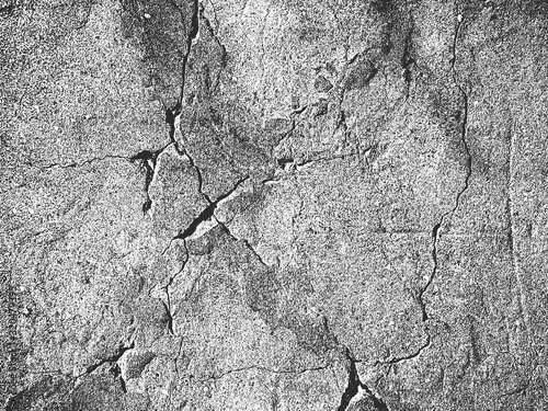Distress grunge vector textures of fabric. Black and white background. EPS 8 illustration