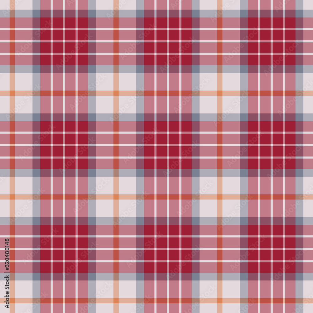Fototapeta premium Scottish plaid checkered vector pattern.