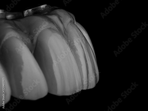 dental implants on a black background