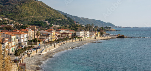 Agnone Cilento village, from Cilento Coast, Italy