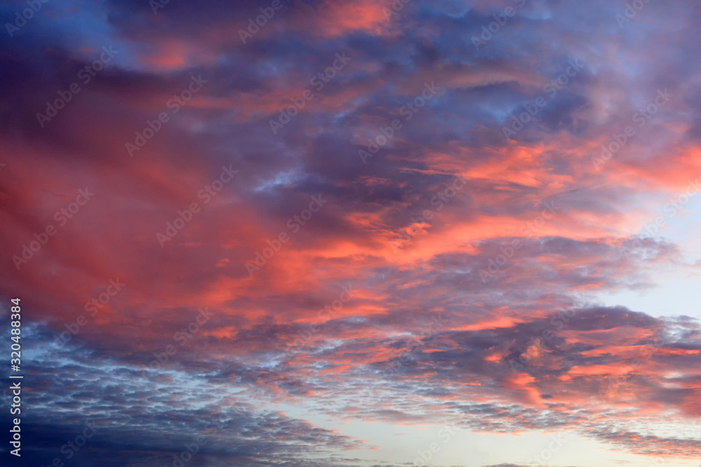 colorful sky in background or texture
