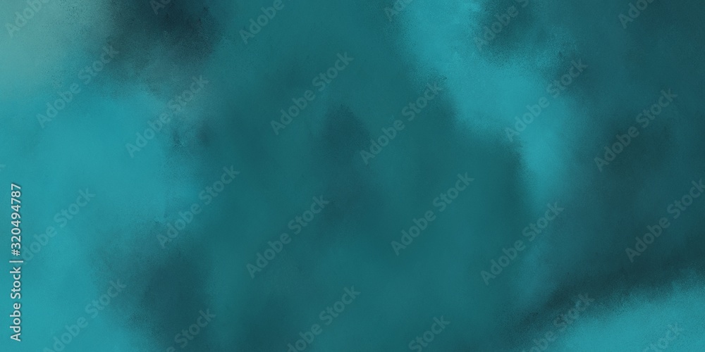 teal green, light sea green and teal blue color abstract background for business card