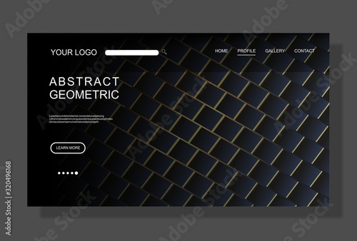 modern Landing page template,colorful,for business website design.