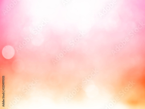 yellow and pink bokeh.Festive background.Blurred abstract background.