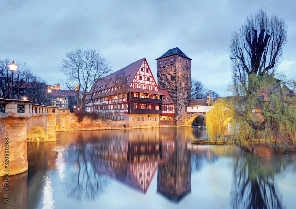 Nuremberg, Germany at Bridge.