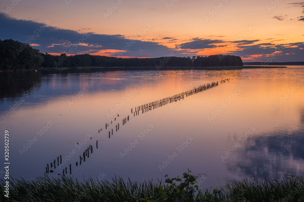 Lasmiady lake near Elk, Masuria, Poland