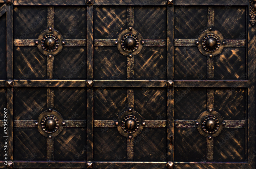 Beautiful decoration of metal gates, forged elements Beautiful decoration of metal gates, forged elements