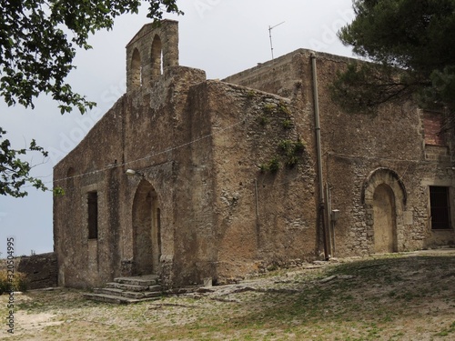Erice – Church of  Sant'Antonio Abate facade with the bell tower