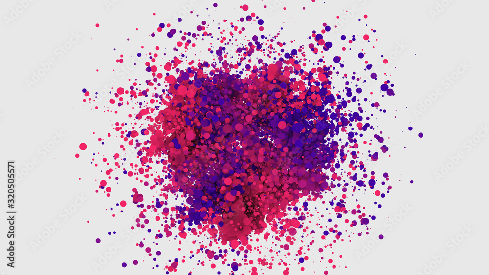 Abstract background and texture, liquid drops of paint blue and pink, particles desigh Abstract background and texture, liquid drops of paint blue and pink, particles desigh