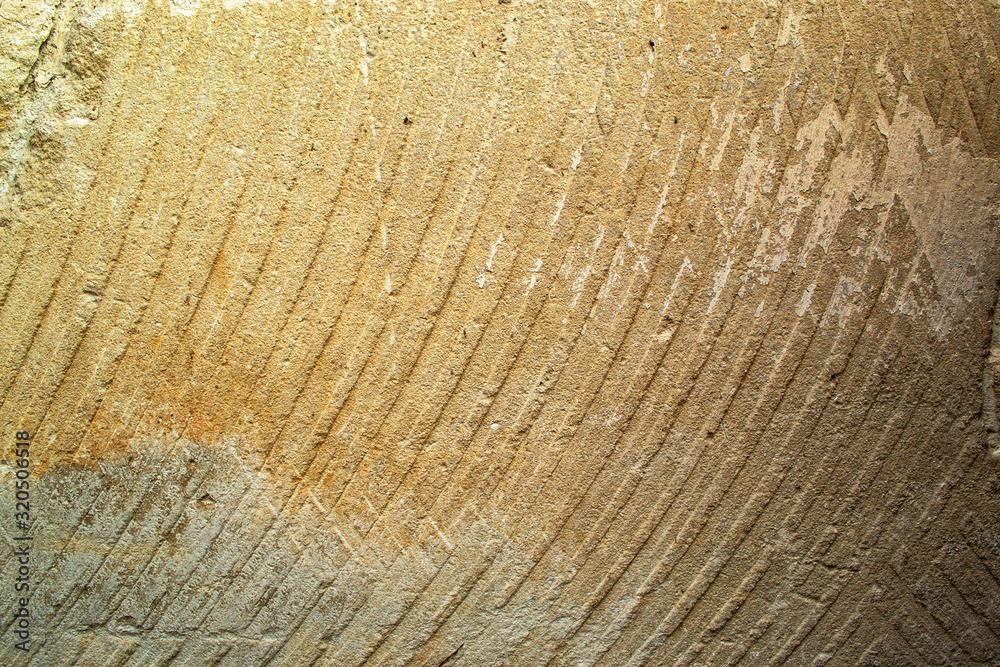 Fototapeta premium Background of straw sandstone closeup