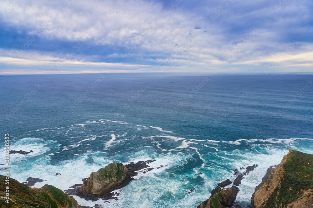 Amazing pacific ocean view in california coast