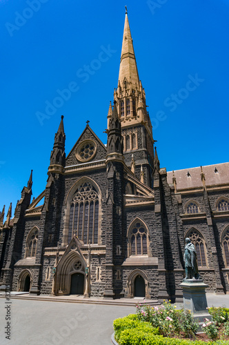 Saint Patrick catholic cathedral in Gothic style
