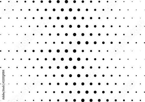 Abstract halftone dotted background. Futuristic grunge pattern, dot and circles. Vector modern optical pop art texture for posters, sites, business cards, cover, postcards, labels, stickers layout.