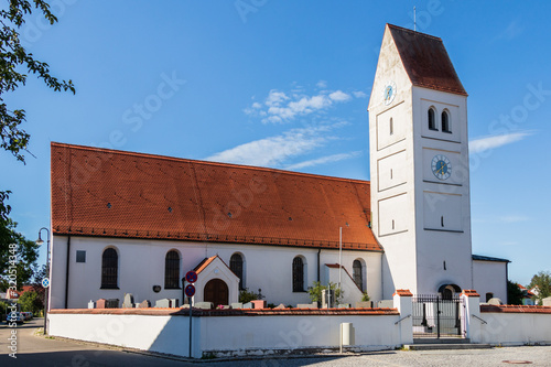 Municipal Germering, District Fürstenfeldbruck, Upper Bavaria, Germany: Church, Kirche St. Jakob