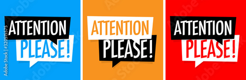Attention please !