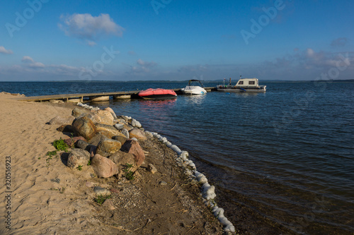 Fototapeta Naklejka Na Ścianę i Meble -  Sniardwy lake in Nowe Guty, Masuria, Poland