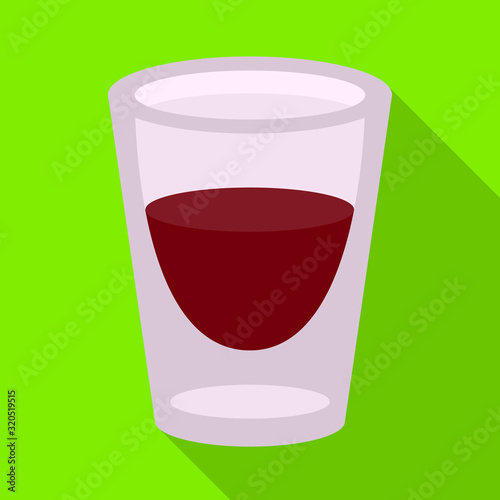 Vector design of coffee and glass symbol. Graphic of coffee and hot vector icon for stock.