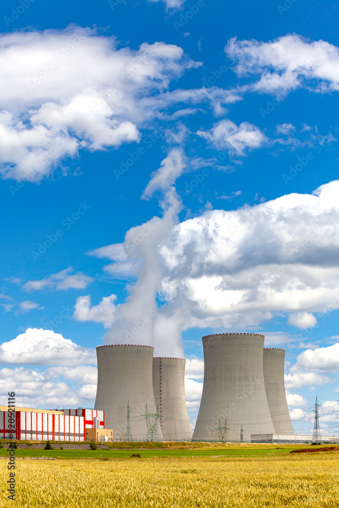 Nuclear power plant Temelin in Czech Republic Europe Nuclear power plant Temelin in Czech Republic Europe