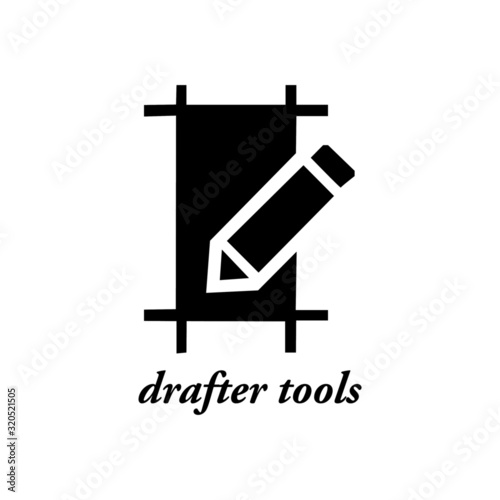 drafter icon vector - illustration