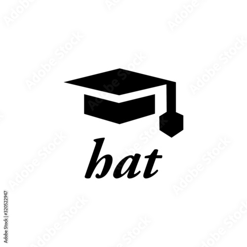 hat icon vector - illustration
