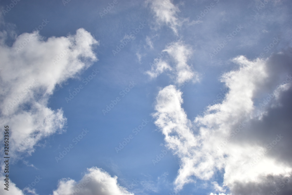 Obraz premium clouds against a blue sky