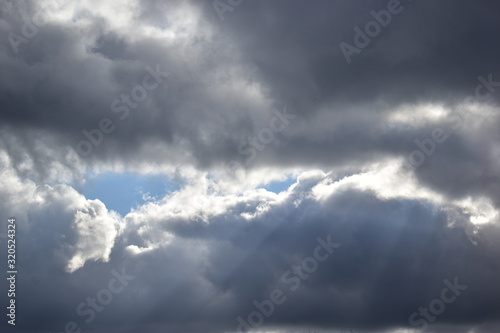 clouds against a blue sky