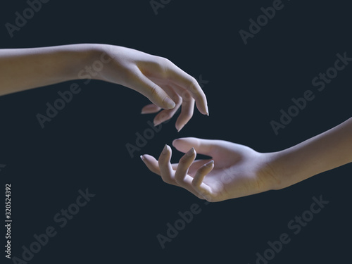 two connected hands