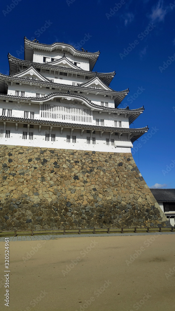 Himeji Castle in autumn season in Hyogo Prefecture, Japan Himeji Castle in autumn season in Hyogo Prefecture, Japan