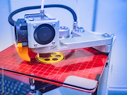 3D printer. Method of layer...