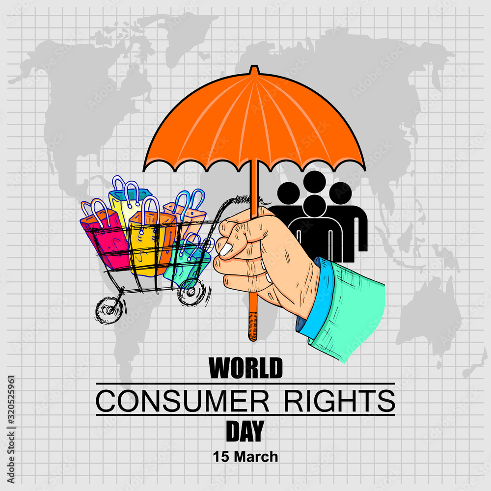 World Consumer Rights Day, poster and banner Stock Vector | Adobe Stock