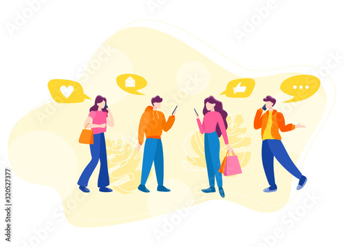 Social media concept