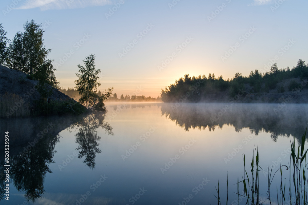 Obraz premium Foggy morning