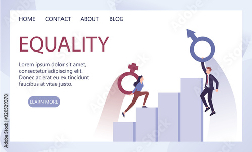 Recruitment and business sexism concept. Unfairness and career problem
