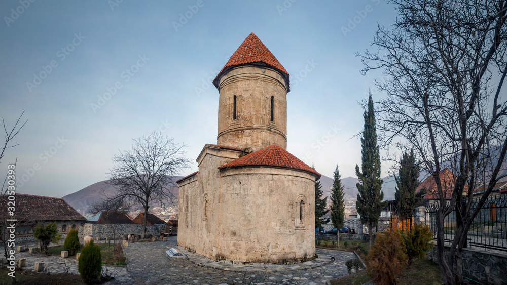 12th century Albanian Church of Saint Elishe or Holy Mother of God located in the village of Kish of the Sheki (Shaki) region of Azerbaijan