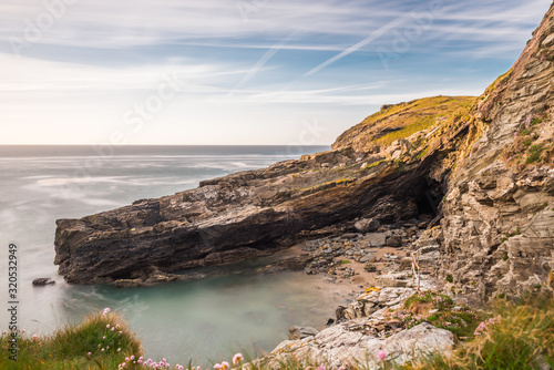 Tintagel Barras Nose coastline Cornwall Great Britain United Kingdom UK