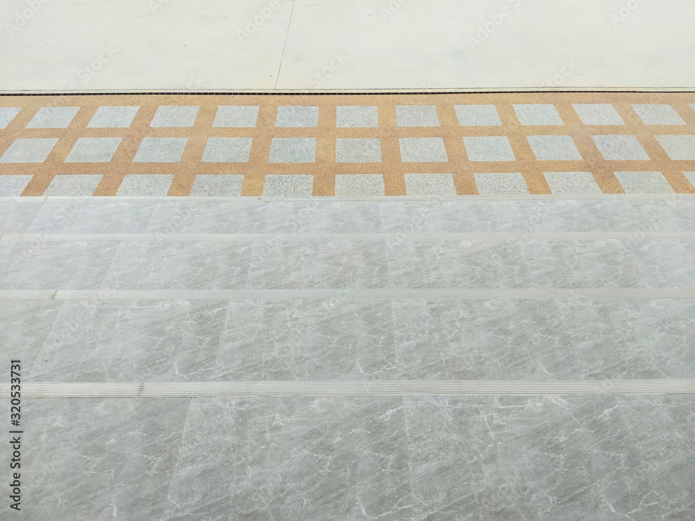 Fototapeta premium view of marble stone stair concrete texture background.