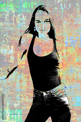 Contemporary art fashion ba...