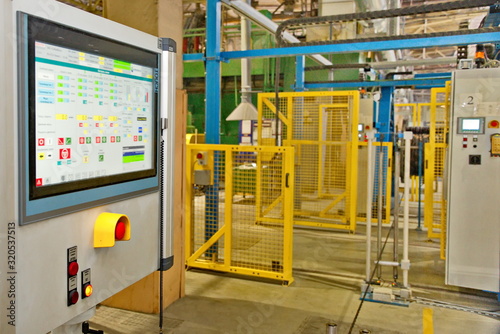 The plant for the production of conductive lived and its twisting.