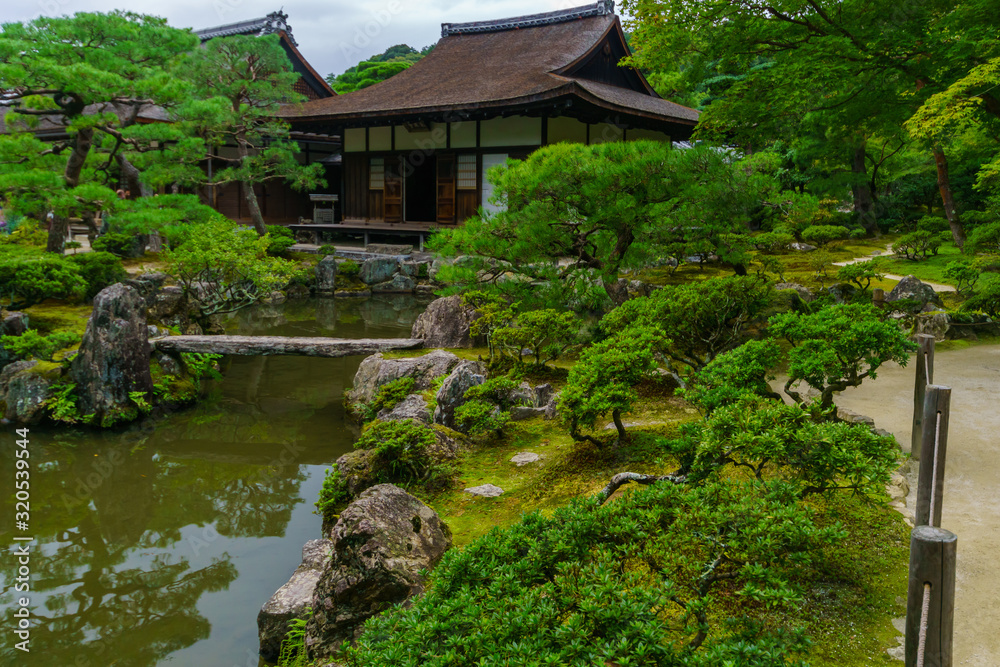 Japanese Garden of the Higashiyama Jisho-ji Temple, Kyoto