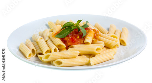 pasta isolated on white