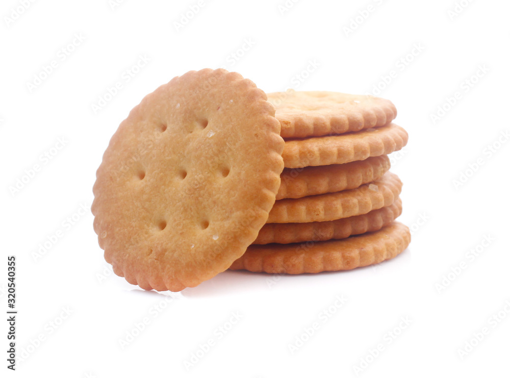 cracker isolated on white background cracker isolated on white background