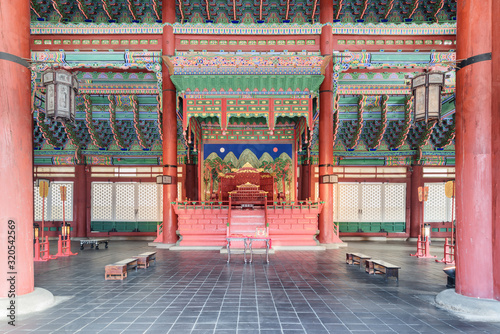 Geunjeongjeon Throne Hall at Gyeongbokgung Palace, South Korea