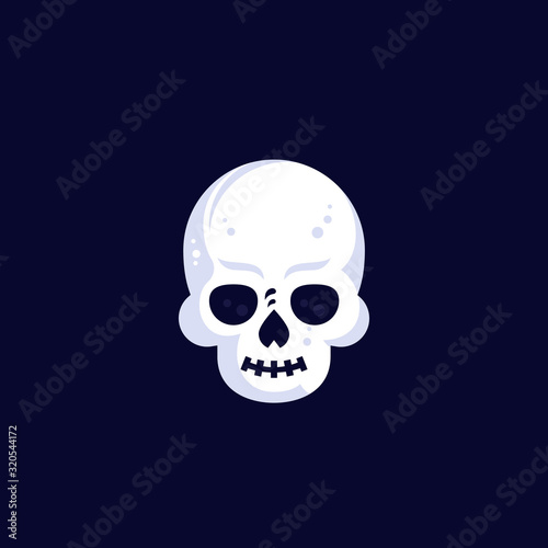 Fototapeta Naklejka Na Ścianę i Meble -  skull vector logo, sticker design