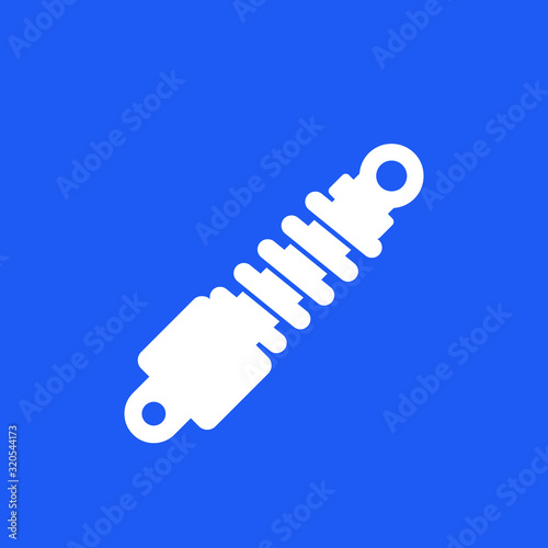 shock absorber, vector solid icon