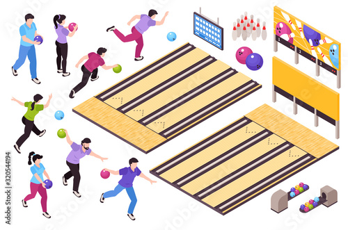 Bowling Isometric Set 