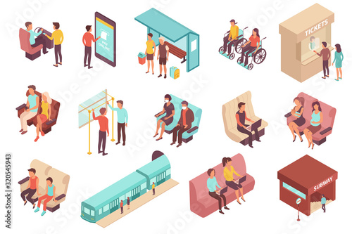 Public Transport Passengers Set