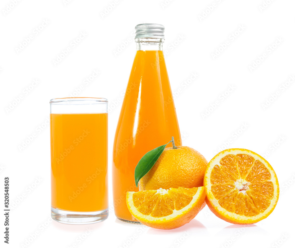 orange juice isolated on white background orange juice isolated on white background